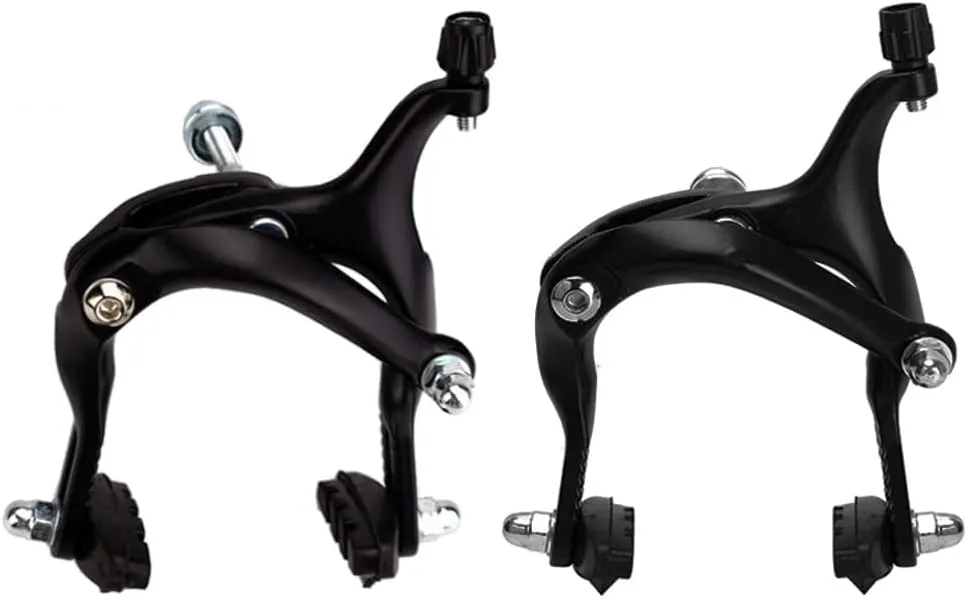 1 Pair 61-79mm Long Front & Rear C Caliper, Road Bike Brake Calipers for Fixed Gear Bikes Road Bikes Bike Accessories-Black