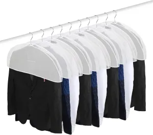12 storage spaces (24 "x11" x2 ") for travel clothing, shoulder covers for clothing dust covers for clothing dust bags for dresses hanging style clothing bags （12）