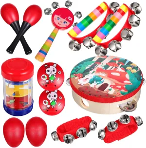 13Pcs Musical Instrument Educational Percussion for Sensory Instruments for Early Learning and Development Present for Boys