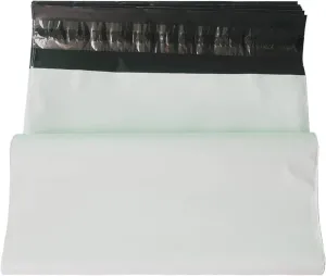 19.6 X 26 Inches White Poly Mailers，Large Self-Sealing Shipping Envelopes Plastic Mailing Bags 25 Pcs