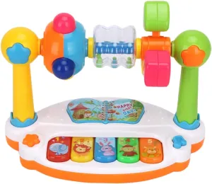 1Pc Adorable Musical Instrument for Electric Piano Plaything with Light and Sound Educational Present for Early Learning and Development Enhances Hearing