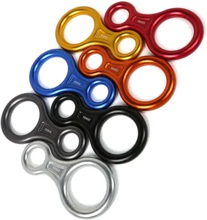 1pc Ring Rappelling Device for Outdoor Activities Random Color Mountain Climbing Buckle for Ice Climbing Rescue and Sports Random Color