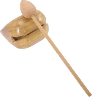 1set Buddhist Wooden Stick Temple Percussion Instrument for Music Education and Sturdy Toy for Rhythm Development and Hearing Skills