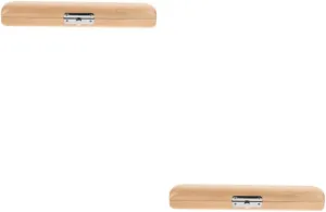 2 Pcs Flute Head Protector Maple Material Storage Box Scratch-resistant and Water-resistant Flute Accessory for Travel