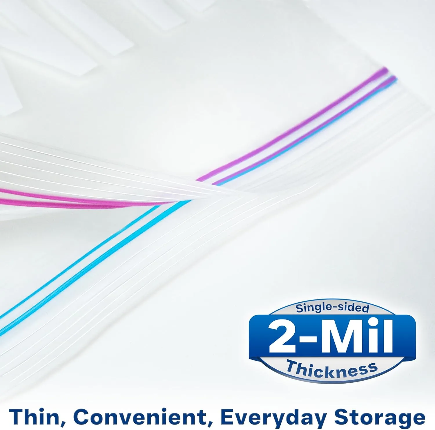 20 GALLON Jumbo Storage Bags, 4Mil Thick Giant Plastic Bags, Double Zipper Extra Large XXL Zip Top Baggies for Clothes Pillow Travel Moving, 24"x32" [15 COUNT]
