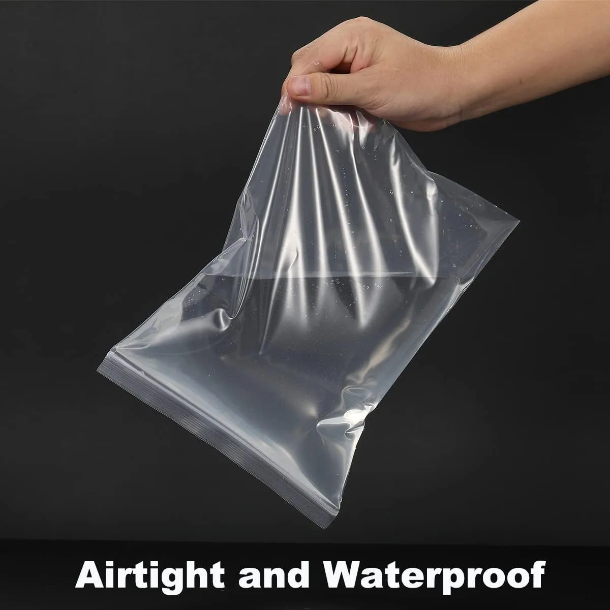 20 PCS 18" x 23" Thick 4 Mil Large Clear Zip Poly Lock Plastic Bags Seal Reclosable Zip Bag Heavy-Duty Clothing T-Shirt Toys Snacks Zipper Bags