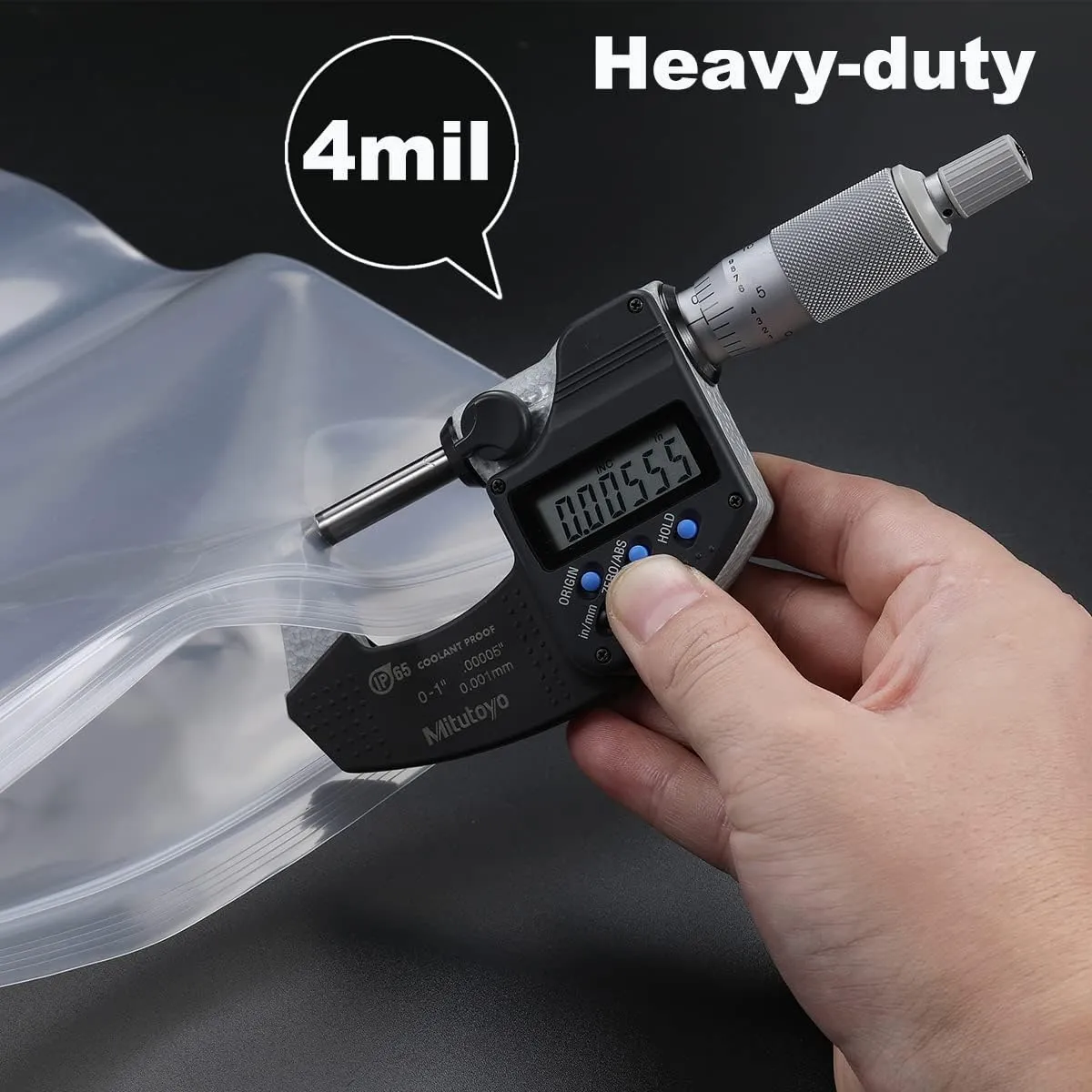20 PCS 18" x 23" Thick 4 Mil Large Clear Zip Poly Lock Plastic Bags Seal Reclosable Zip Bag Heavy-Duty Clothing T-Shirt Toys Snacks Zipper Bags
