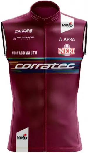 2023 Mens World Tour Pro Team CORRATEC Cycling WindVest,Windbreaker Bike Gilet Windproof MTB Sleeveless Clothing