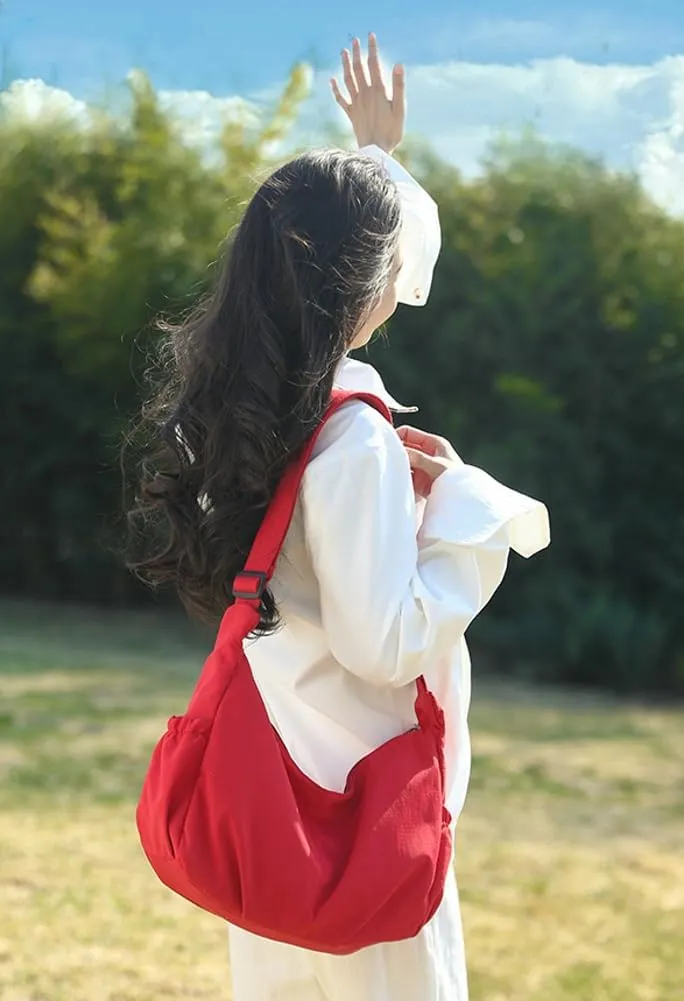 2025 Nylon Crossbody Bag for Women Tote Handbag Campus Outdoor Travel Sling Purse