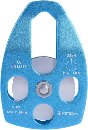 28kN Climbing Pulley Hardware Hauling Pulley for Climbing Outdoor Dragging