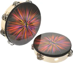 2pcs Double Row Hand Drum Musical Instruments for Educational Plaything for Early Music Development Safe and Design