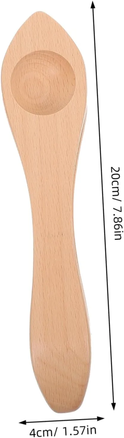 2PCS Musical Spoons Wooden Percussion Instruments for Early Education Lightweight and Easy to Play for Kindergarten Performances and
