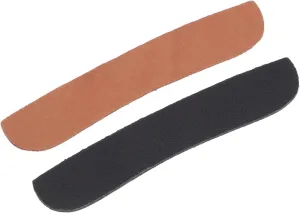 2Pcs Wear Resistant Cowhide Crash Pads for Erhu Durable Skid Angle Protectors Lightweight Design for Enhanced Instrument Protection
