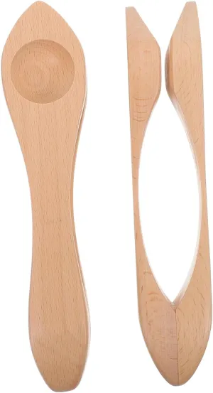 2PCS Wooden Musical Spoons for Safe Percussion Instruments for Performance for Kindergarten Musical Activities Enhance Rhythm Skills Design