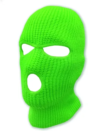 3 Hole Knitted Full Face Ski Mask Winter Balaclava Face Cover for Outdoor Sports