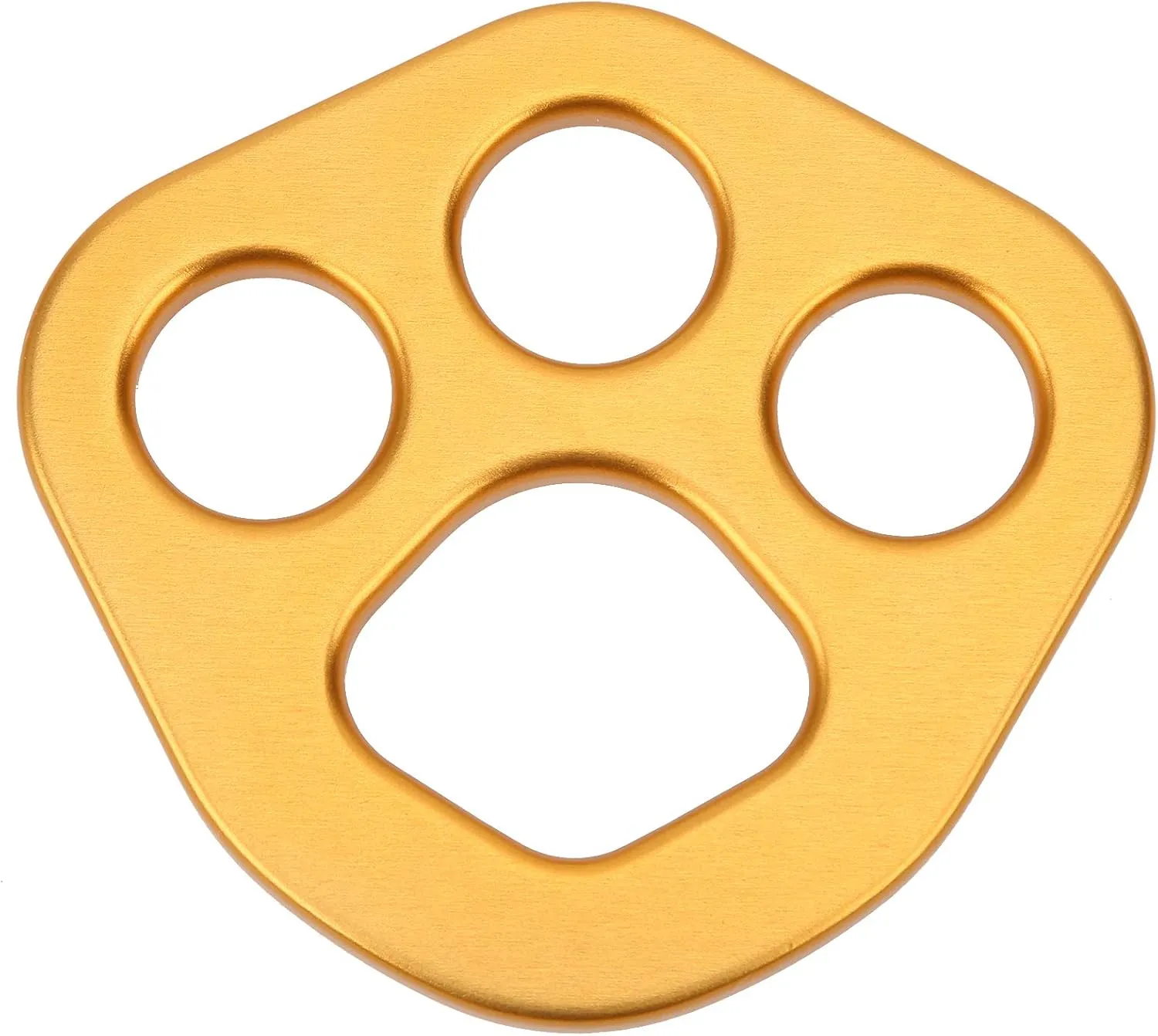 30KN 4 Rigging Plate Climbing Gear Rigging Plate Heavy Duty Anchor Plate Climbing Outdoor Rigging Plate with Holes for Climbing