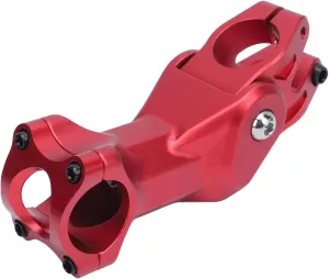 31.8mm Cycle Suspension Stem Aluminum Alloy Shock Absorbing Cycle Handlebar Stem for Mountain Road Cycling Red