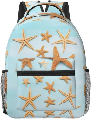 3D Beautiful Maritime Summer Print Comfortable Laptop Backpackâ€“Personal Item Travel Bag,Travel Backpack Carry On Flight Approved
