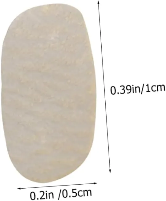 4pcs String Bridge Pads for Violin Comfortable Parchment Pads for Improved Sound Durable and Easy to Install Accessories for String Instruments