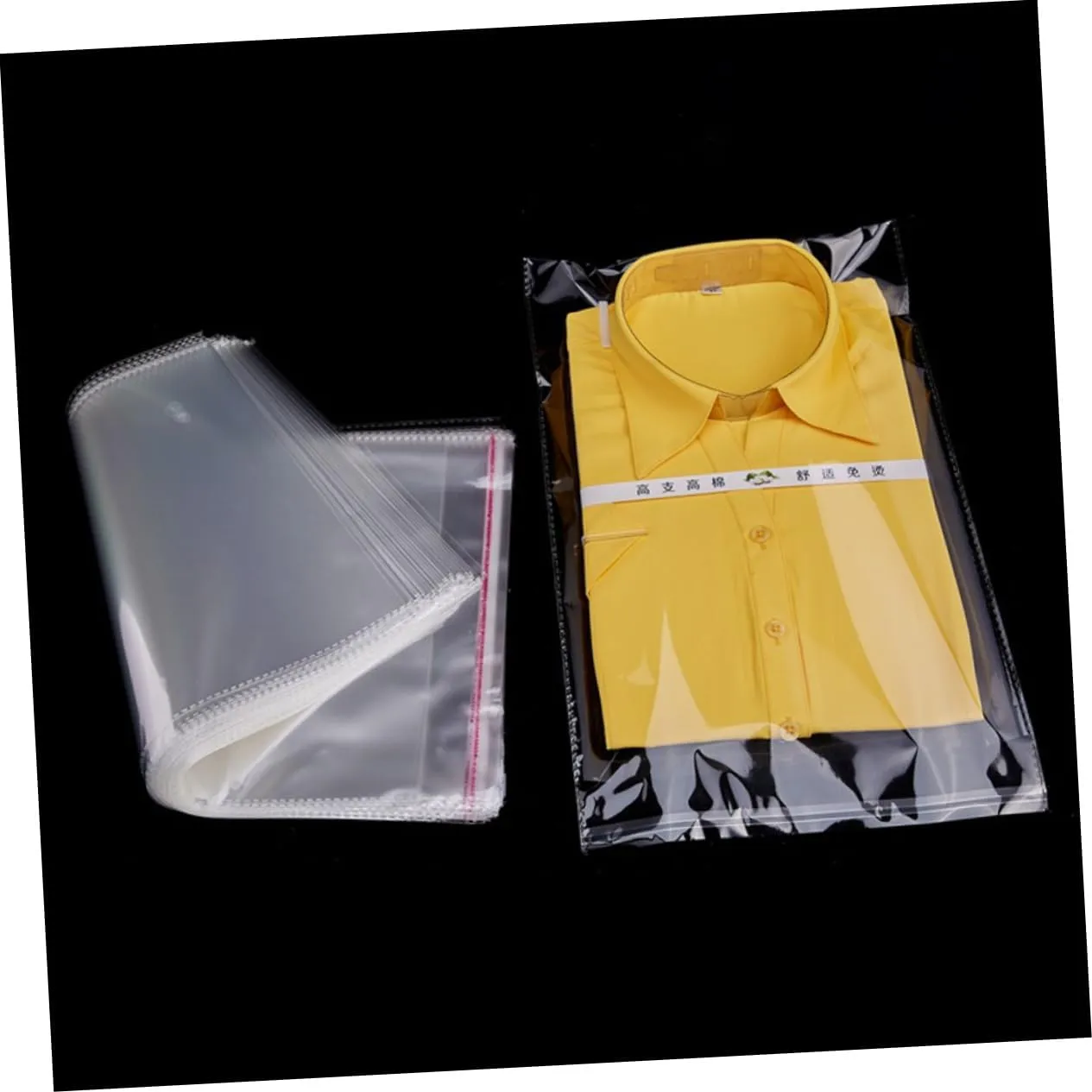 5sets 200pcs Small Transparent Storage Bags Self Sealing Packing Bags Clear Opp Packaging for Clothing and Everyday Items Convenient Bulk Storage 200pcs*5
