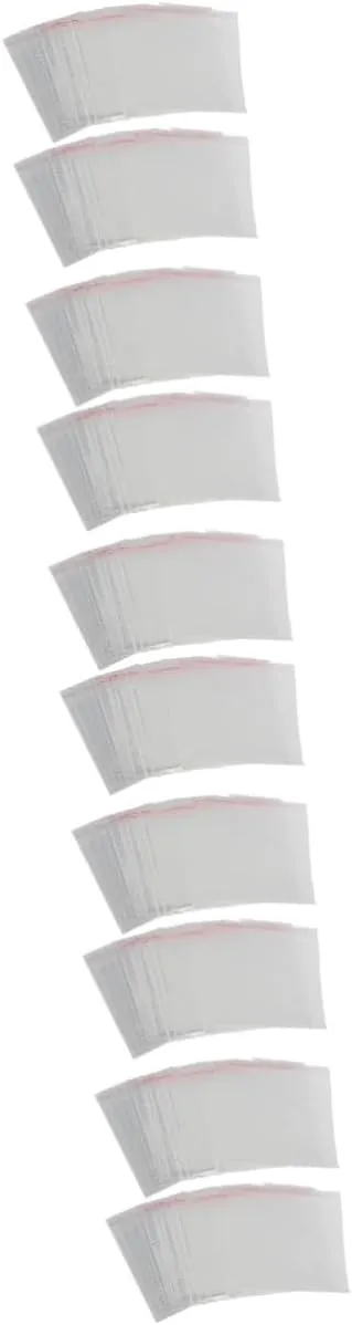 5sets 200pcs Small Transparent Storage Bags Self Sealing Packing Bags Clear Opp Packaging for Clothing and Everyday Items Convenient Bulk Storage 200pcs*5
