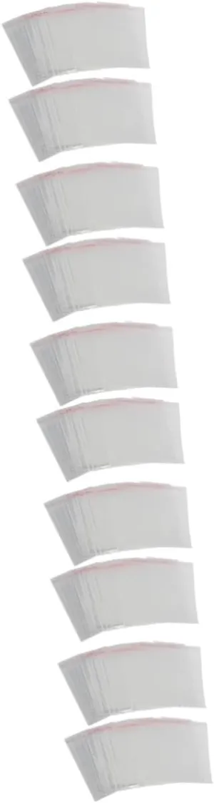 5sets 200pcs Small Transparent Storage Bags Self Sealing Packing Bags Clear Opp Packaging for Clothing and Everyday Items Convenient Bulk Storage 200pcs*5