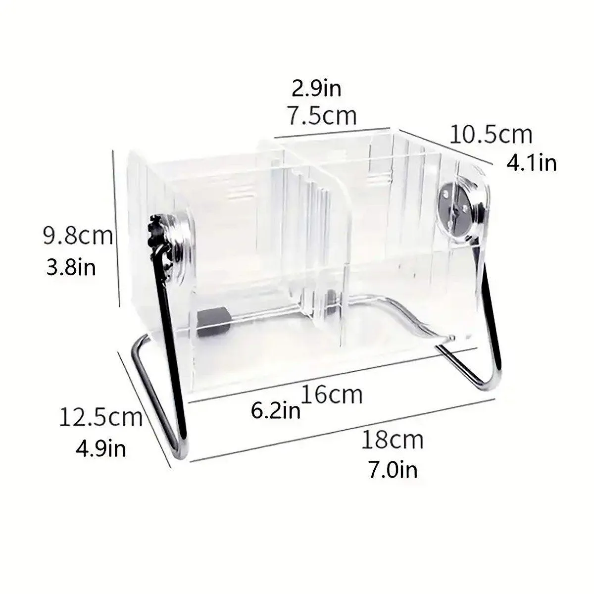 6 Compartment Remote Control Organizer Miscellaneous Shelf Living Room Storage