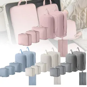 6 Piece Packing Cubes Organiser Bag Set
