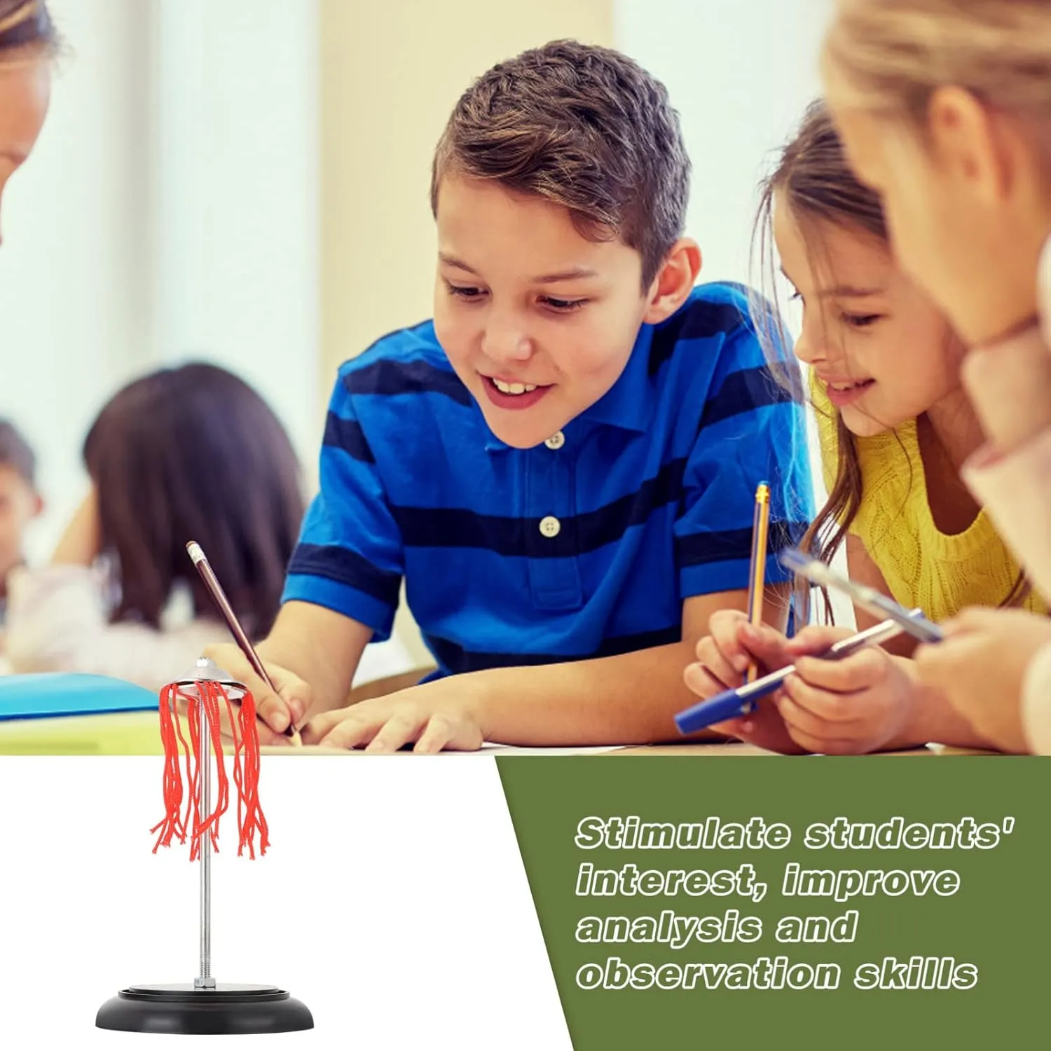 6pcs Electric Plume Electrostatic Learning Kit for Physics Education for Junior High School Experiments and Scientific Demonstrations