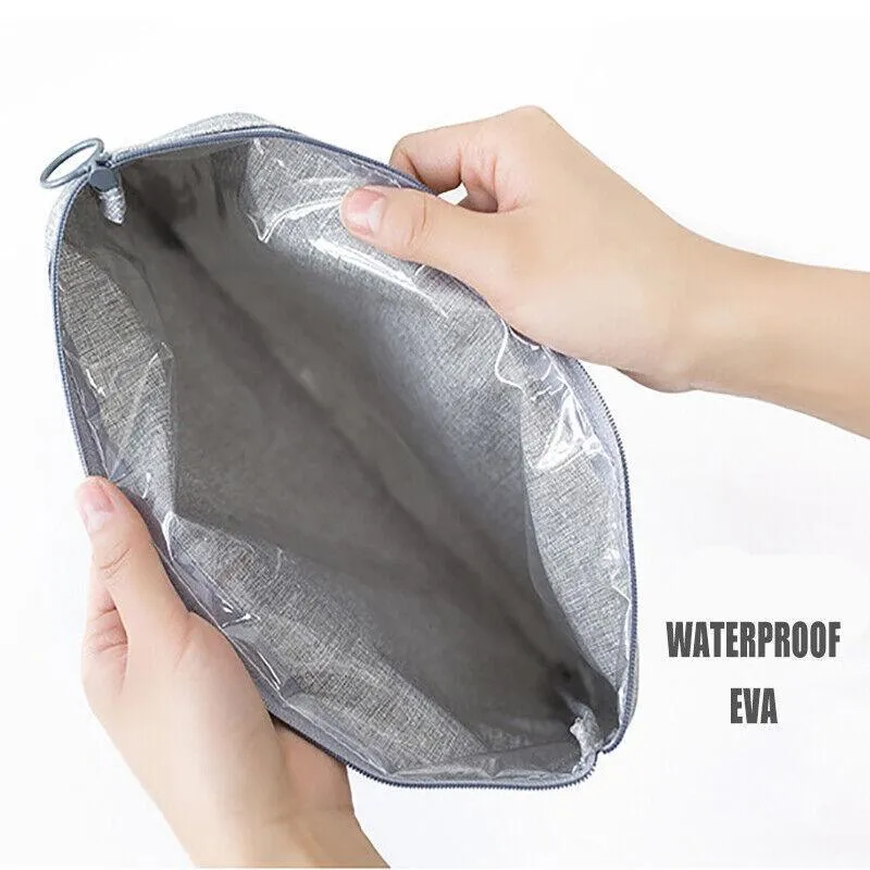 7Pcs Packing Cubes Travel Pouches Luggage Organiser Clothes Suitcase Storage Bag