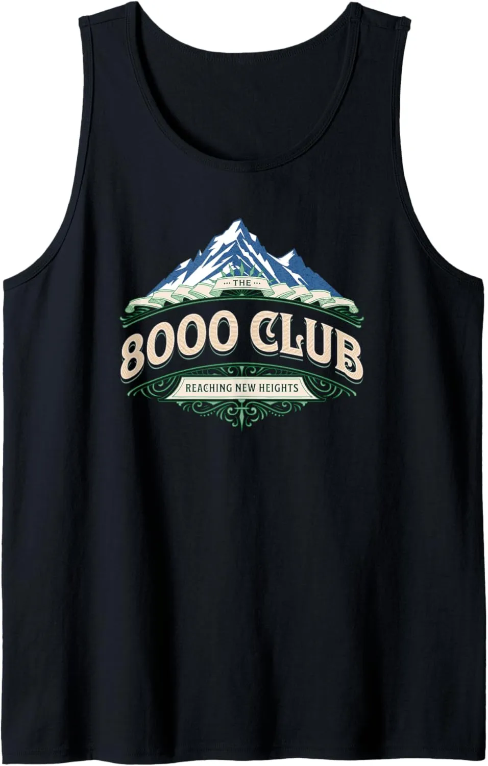 8000 Club Mountaineering 8 Thousanders Mountain Climbing Tank Top