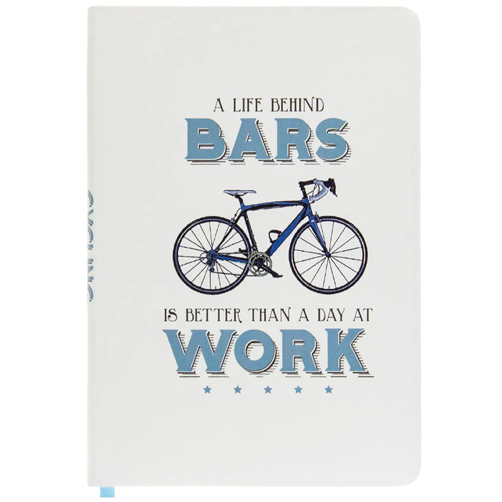 A Life Behind Bars A5 Cycling Notebook