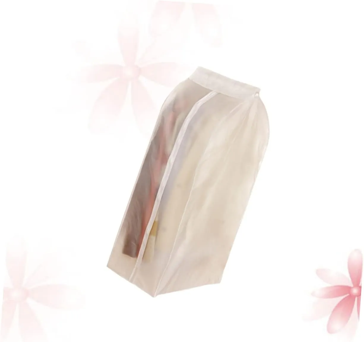 ABOOFAN 3d Anti-crease Clothing Dust Cover Bag 60x30x90cm Waterproof Suit Storage Bag White Thickened Material