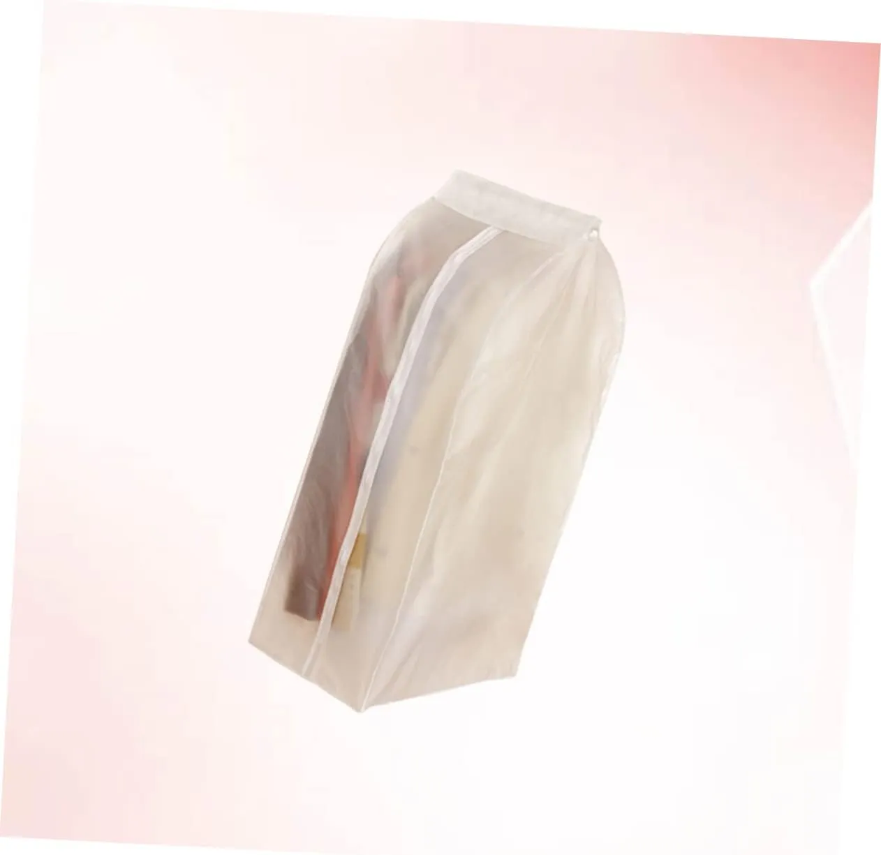 ABOOFAN 3d Anti-crease Clothing Dust Cover Bag 60x30x90cm Waterproof Suit Storage Bag White Thickened Material