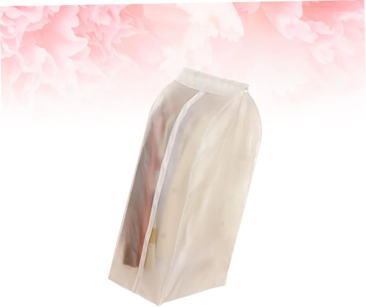 ABOOFAN 3d Anti-crease Clothing Dust Cover Bag 60x30x90cm Waterproof Suit Storage Bag White Thickened Material