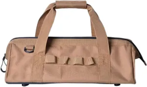 Accessories Storage Bag Tools Pouch Wear Resistant Easy Carrying Tool Handbag Outside Tool Storage Bag for Ground Spikes, Khaki
