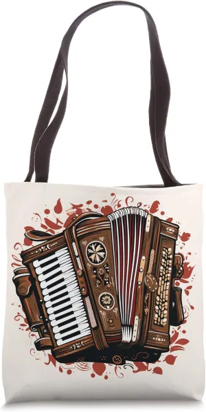 Accordionist Accordion-Player Musician Harmonica Accordion Tote Bag