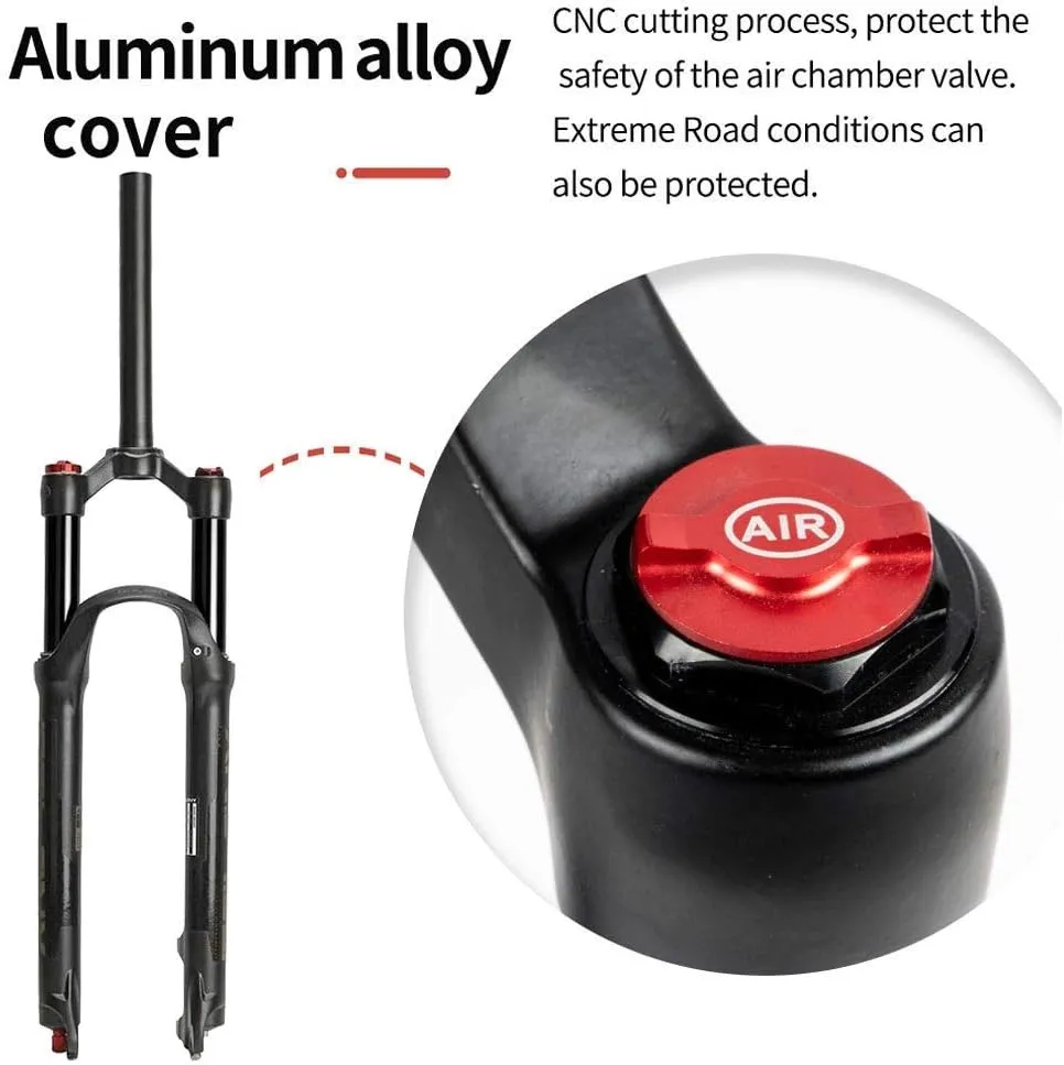 Air Suspension Fork 26/27.5/29 Inch, Rebound Adjust Travel 120mm XC Offroad Mountain Bike Forks QR 9mm