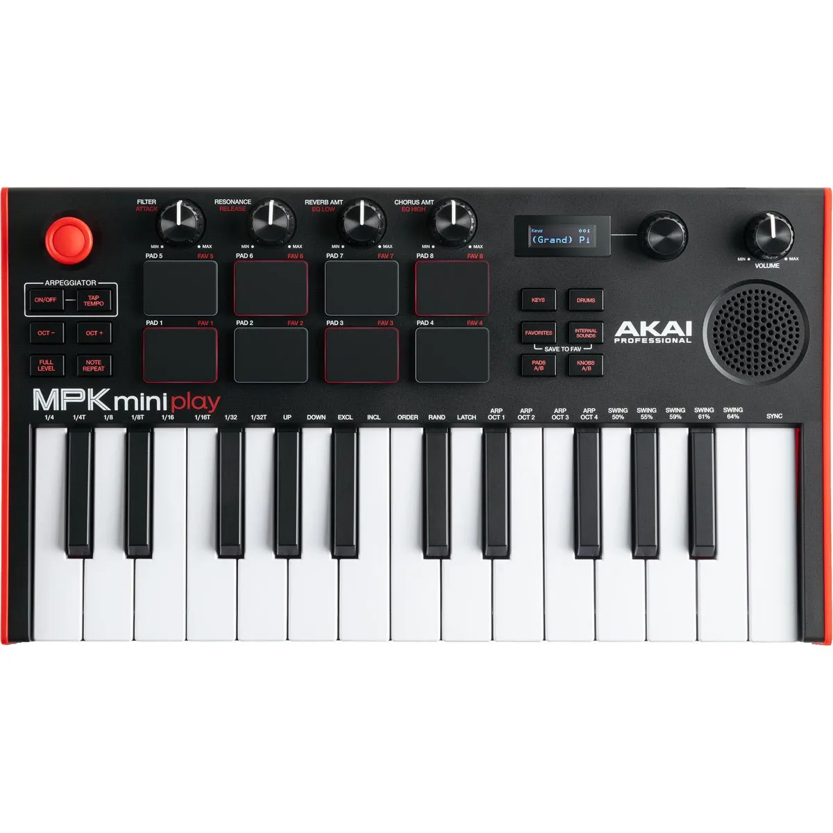 Akai Professional MPK Mini Play Mk3 Keyboard with Built-In Speaker DECKSAVER KIT