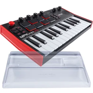 Akai Professional MPK Mini Play Mk3 Keyboard with Built-In Speaker DECKSAVER KIT