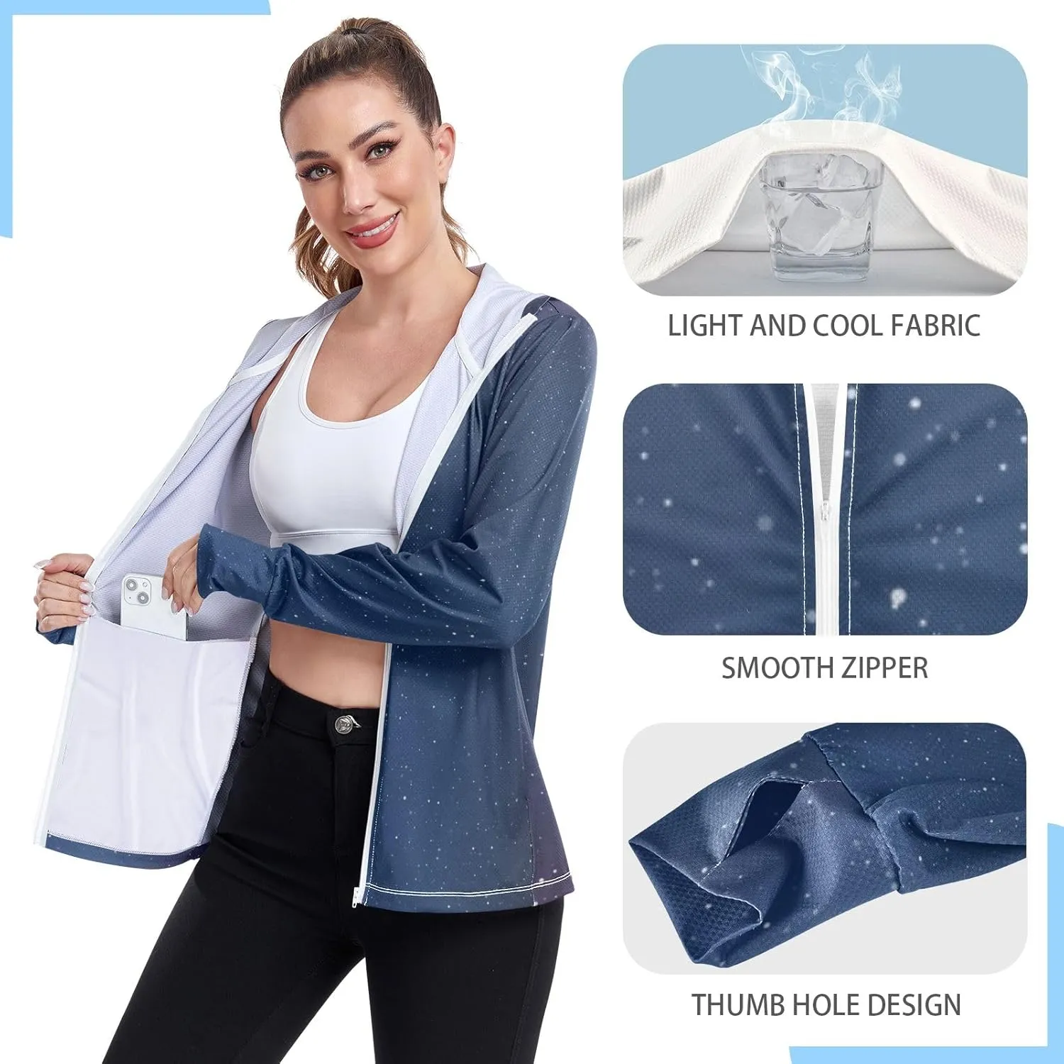 Alizarin Crimson Black Gradient Upf Clothing Women, Upf 50  Zip Jacket, Outdoor Jacket (S-XXL)