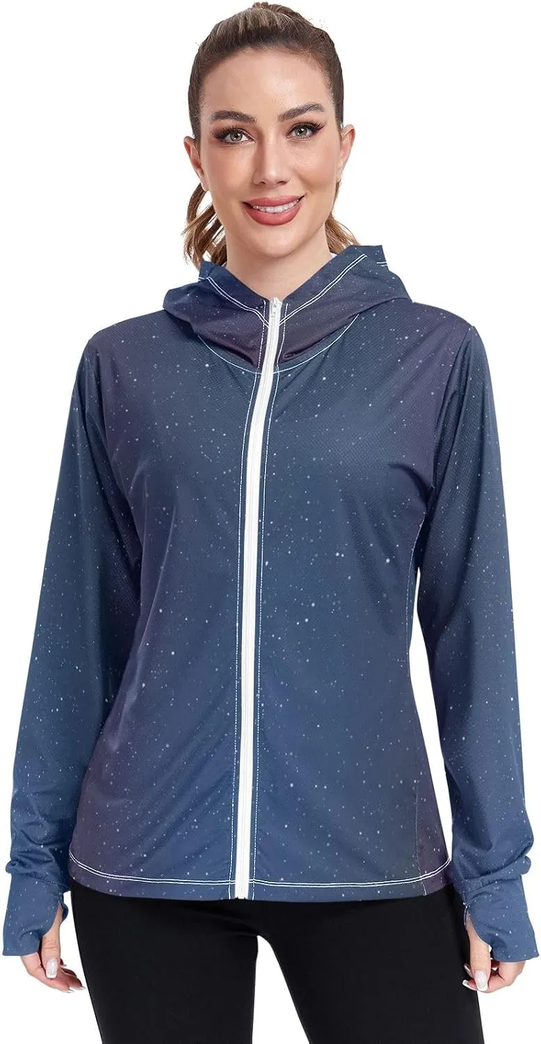 Alizarin Crimson Black Gradient Upf Clothing Women, Upf 50  Zip Jacket, Outdoor Jacket (S-XXL)