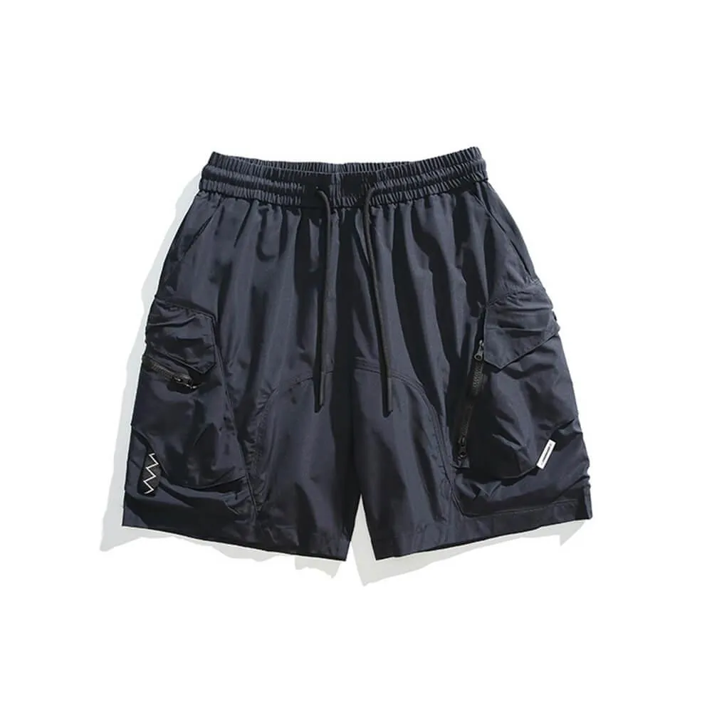 American Functional Style Sports Loose Shorts