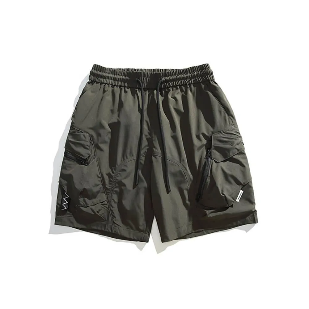 American Functional Style Sports Loose Shorts