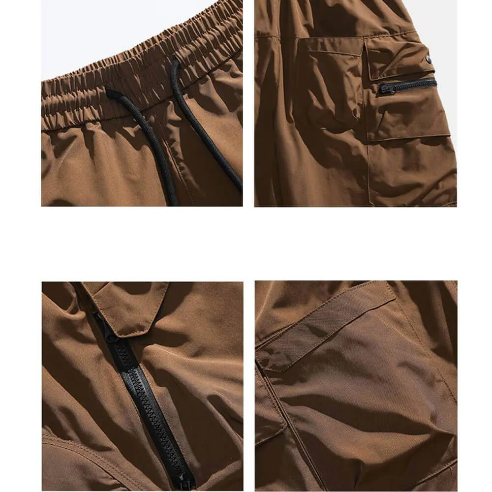 American Functional Style Sports Loose Shorts