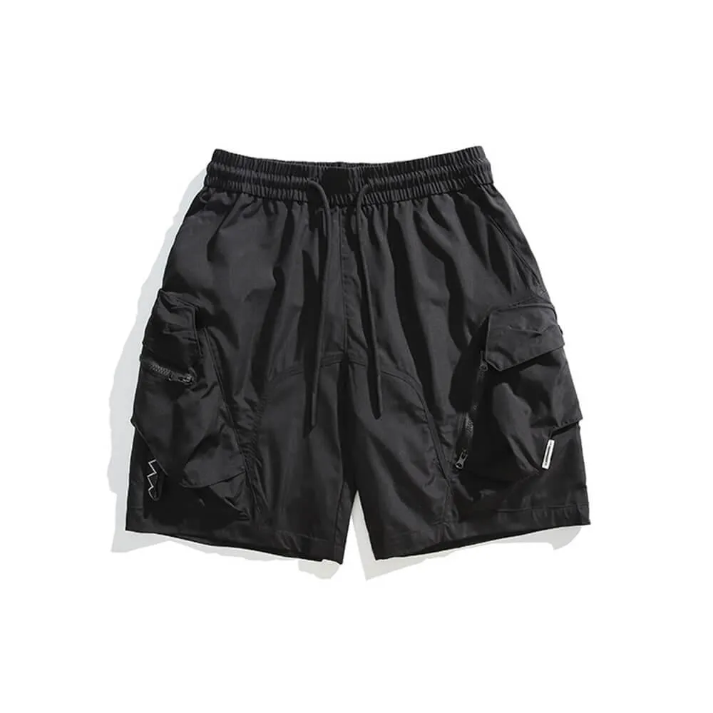 American Functional Style Sports Loose Shorts