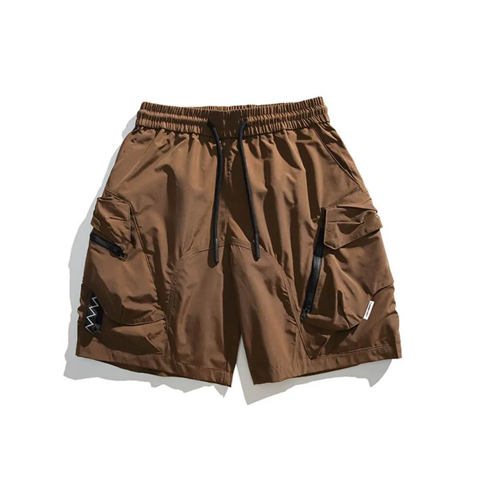 American Functional Style Sports Loose Shorts
