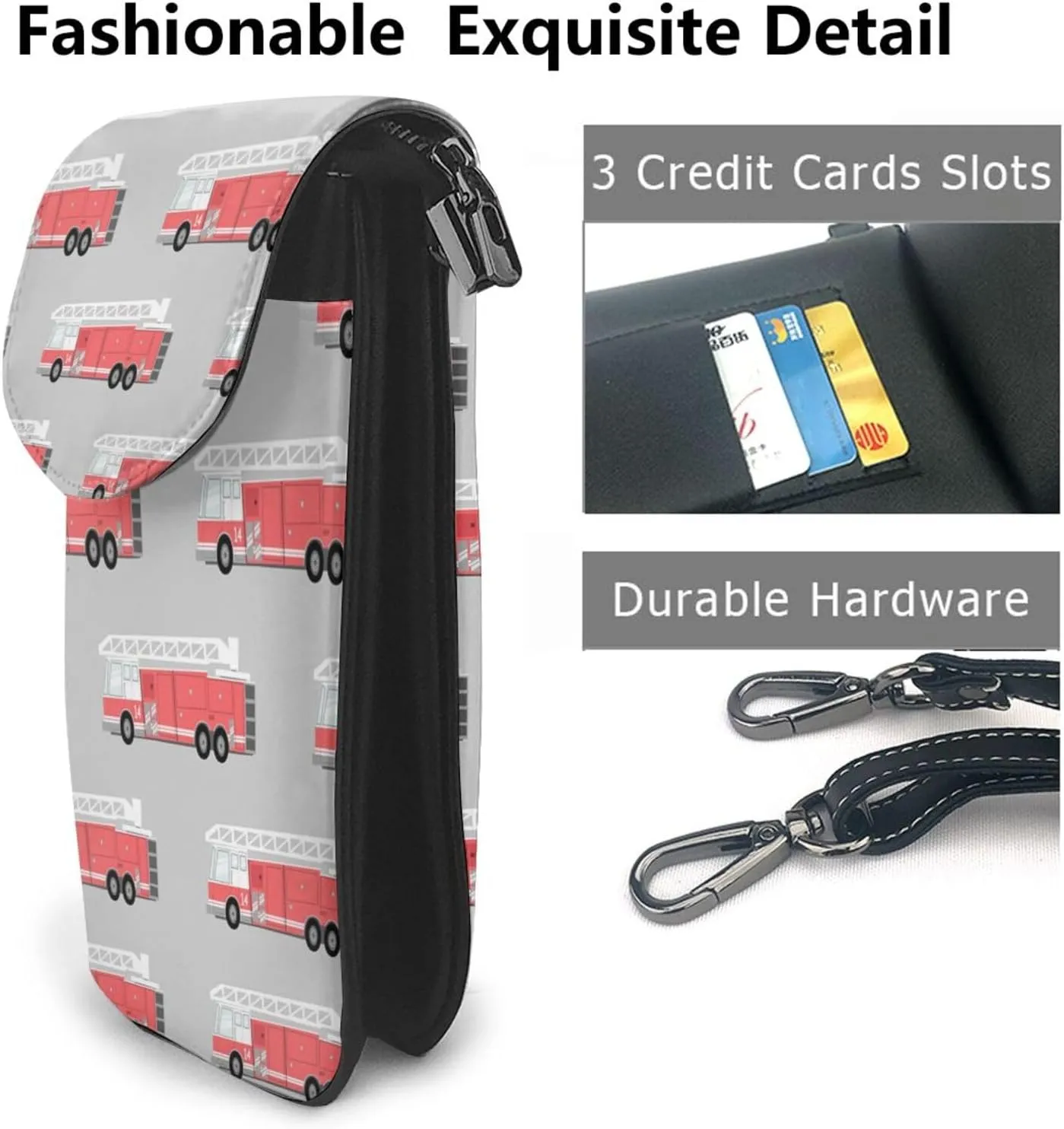 AMRANDOM Small Crossbody Bag for Women Men Mini Phone Purses with Crossbody Strap