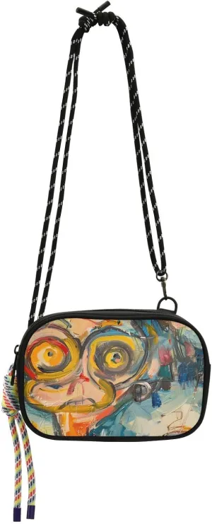 An Oil Paintinge Cartoon and Funny Monsters Small Purse Crossbody Women Trendy with Credit Card Slots Shoulder Bags Take a walk bolsos economicos para dama