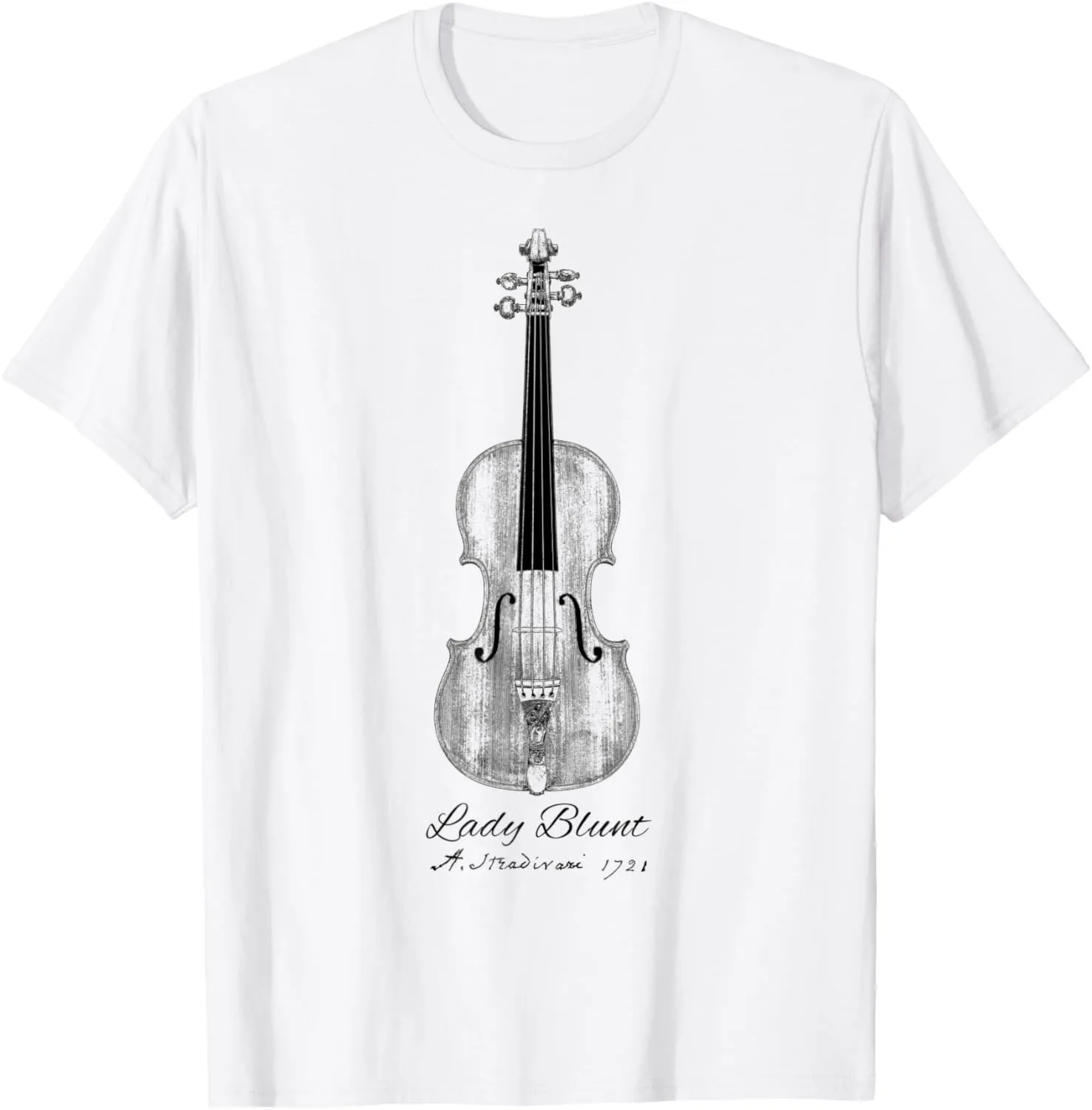 Antonius Stradivarius-レディブラントヴァイオリン。 アントニオ・ストラディヴァリウス T-Shirt
